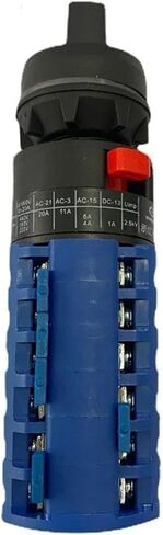22mm Single Hole Mounting Installation 6 Poles 0-7 Positions 20A Transfer Changeover Cam Rotary Switch YMW26 LW28 LW26-20S/6 in Kuwait