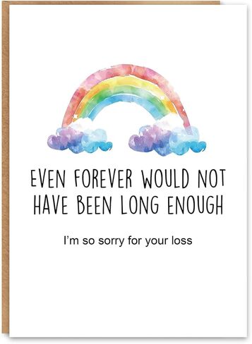 Religious Sympathy Cards, Christian Condolence Card for Loss of Loved One, Deepest Sympathy Card with Bible Verse, Printed Message Inside, with Kraft Envelope and Gold Seal Sticker in Saudi Arabia