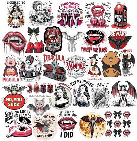 30pcs Animal Girl Anime Stickers Pack – Cute & Sexy Cosplay Vinyl Decals of Cat, Fox, Bunny, and Fantasy Girls – Waterproof Sticker Set for Laptop in Saudi Arabia