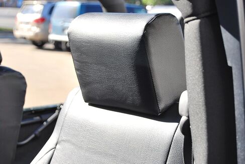 Iggee for Jeep Wrangler JK 4Doors 2007-2010 Black Color Artificial Leather Custom Made Original fit 2 Front seat Covers (Pair) in Kuwait