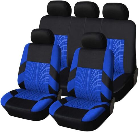 Car Seat Covers for Mini Paceman R61 Cooper/D/S/SD/JCW 3-Door 2013-2016 5-Seats Universal Polyester Front and Rear Seat Cover Breathable Non-Slip Car Seat Cushions Protector Covers Accessories in Saudi Arabia
