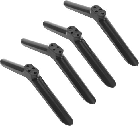 2 Pairs Anti-Slip Tv Stand Legs with Screws for 40 Inch Monitor or Smart Tv with Non-Slip Pads Desktop Support for Living Room and Bedroom in Kuwait