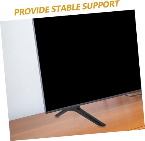 2 Pairs Anti-Slip Tv Stand Legs with Screws for 40 Inch Monitor or Smart Tv with Non-Slip Pads Desktop Support for Living Room and Bedroom in Kuwait