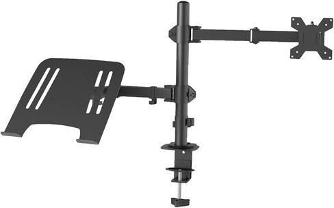 Double screen lifting and bearing 8 kg Display bracket robotic arm computer stable cold rolled steel in Saudi Arabia
