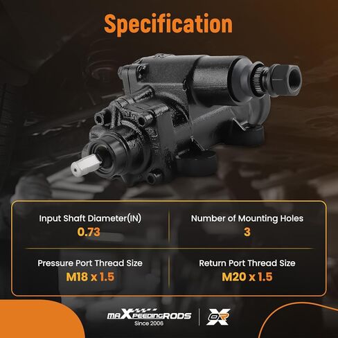 maXpeedingrods 27-7616 Complete Power Steering Gear Box Gearbox Assembly for Dodge Ram 1500 2006-2008 / Ram 2500 3500 2003-2008, 4WD, Replace for 52106835AC 52106835AE 52106835AF 52106835AG in Kuwait