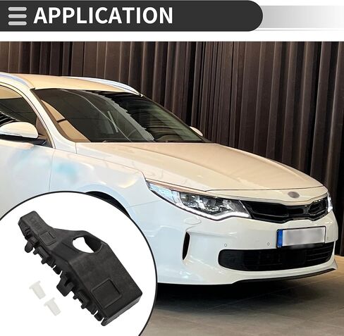 دعامة دعم ممتص الصدمات من Motoforti، حامل تثبيت المصد الأمامي الأيسر، لسيارة Kia Sorento 2016-2020، ABS، رقم 86513C5000، أسود، قطعة واحدة in Kuwait