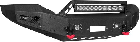 Vijay Front Bumper Fits 2016-2018 GMC Sierra 1500 and 2019 GMC Sierra 1500 Limited with Winch Plate and Lights in Saudi Arabia