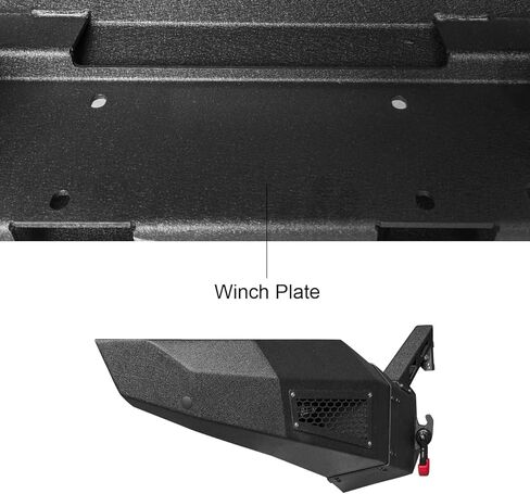 Vijay Front Bumper Fits 2016-2018 GMC Sierra 1500 and 2019 GMC Sierra 1500 Limited with Winch Plate and Lights in Saudi Arabia