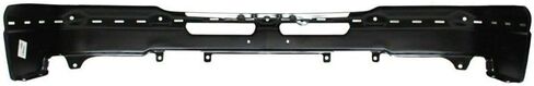Front Bumper Face Bar Powercoated Black Steel Paintable For 2003-2006 Chevrolet Silverado 1500 2500HD 3500 Pickup Truck Direct Replacement 89025748 in Kuwait