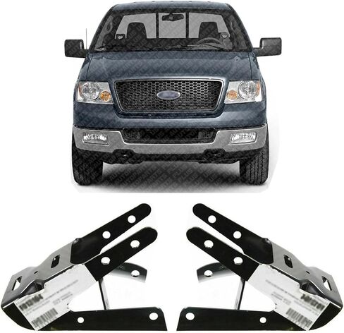 New Front Bumper Mounting Brackets Right & Left Side Direct Replacement For Ford F-150 F-250 1997-2004 / Expedition 1997-2002 / Lincoln Navigator 1998-2002 FO1067129 FO1066129 in Saudi Arabia