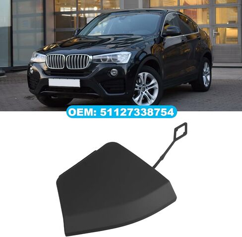 غطاء خطاف سحب المصد الخلفي للسيارة من ECSiNG 51127338754 متوافق مع BMW X4 F26 2015-2018 in Kuwait
