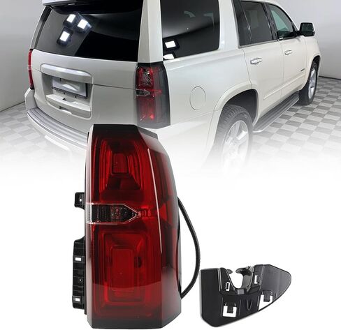مجموعة ضوء الذيل الخلفي من Dasbecan متوافقة مع Chevy Tahoe Suburban 3500HD 2015 2016 2017 2018 2019 2020 مصباح فرامل الضوء الخلفي استبدال 84467059 GM2801264 جانب الركاب RH in Kuwait