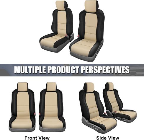 SAPUBK Custom-Fit Front Seat Covers Replace for 2004-2008 Acura TL, Driver and Passenger Premium Leather with Composite Soft Foam Lining Seat Cover in Kuwait