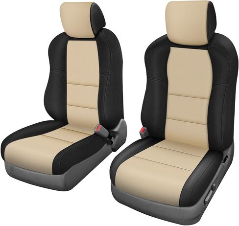 SAPUBK Custom-Fit Front Seat Covers Replace for 2004-2008 Acura TL, Driver and Passenger Premium Leather with Composite Soft Foam Lining Seat Cover in Kuwait