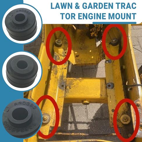 Replacement Engine Mount IH-61509-C2，759-3952 Fits Cub Cadet 482 680 800 1000 1100 1200 1210 1250 1282 1450 1650 Lawn & Garden Tractor (Set of 8) in Saudi Arabia