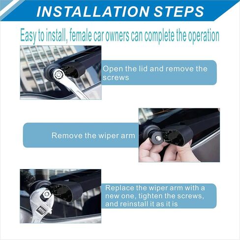 Back Rear Winshield Wiper Blade Arm Compatible with VW GTI Rabbit Golf 2006 R32 2008 Routan 2011, fit for Passat B6 Wagon 2006-2010, All seasons in Kuwait