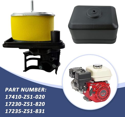 GX160 Air Filter Assembly with Housing Cover fits for Honda GX120 GX160 GX200 Coleman CT200U-EX BT200X CT200U Mini Bike Trail 200 196cc Baja MB165 MB200 Engines in Saudi Arabia