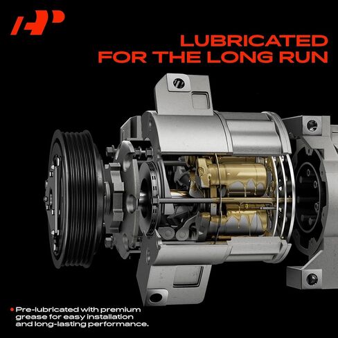 A-Premium Air Conditioner AC Compressor with Clutch Compatible with Mazda 6 2.3L 3.0L 2003-2008 in Kuwait