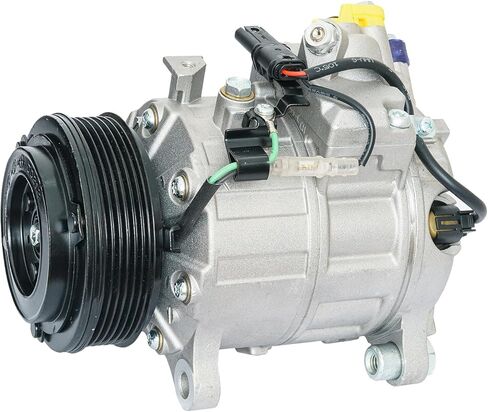 AC Compressor with Clutch Assembly for 2012-2018 BMW 228i 320i 328i 428i 528i X5 | F30 F32 F10 F15 xDrive L4 2.0L & L6 3.0L | Air conditioner compressor Direct Fit Replacement OEM 64529216466 7SBU17C in Saudi Arabia