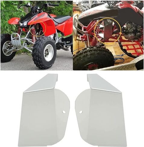 Kojem Air Shrouds Compatible with 1993-2004 Honda TRX 400X 400EX Engine Cooler Scoop Aluminum Silver in Kuwait