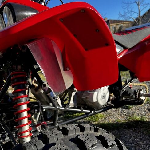 Kojem Air Shrouds Compatible with 1993-2004 Honda TRX 400X 400EX Engine Cooler Scoop Aluminum Silver in Kuwait