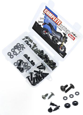 مجموعات مسامير هدية كاملة تناسب MSX 125 GROM 2017-2020 GROM MSX125 مجموعة كاملة من مسامير هدية القلنسوة طقم تركيب غسالة الجوز استبدال in Kuwait