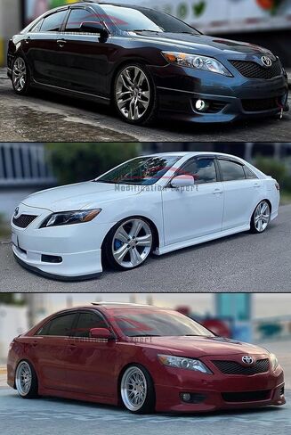 Fits for 2007-2011 Toyota Camry JDM 3D Wavy Mugen Style Window Visors Rain Guards Deflectors in Kuwait