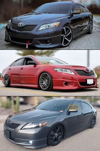 Fits for 2007-2011 Toyota Camry JDM 3D Wavy Mugen Style Window Visors Rain Guards Deflectors in Kuwait