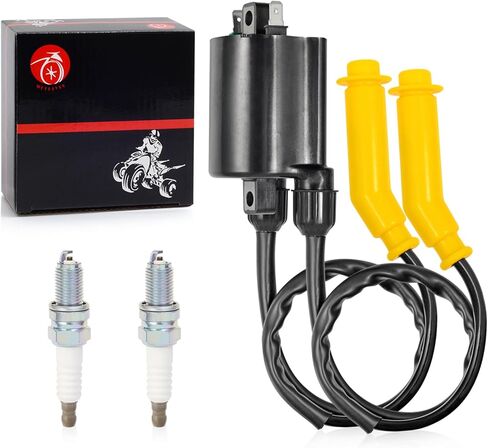 Ignition Coil Pack & Spark Plug + Cap For Honda VTX1300C VTX1300R VTX1300S VTX1300T VTX1300 Interstate Sabre 1300 VT1300 CT/CRA/CR/CX/CXA/CTA/CSA/CS in Saudi Arabia