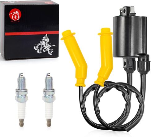 Ignition Coil Pack & Spark Plug + Cap For Honda VTX1300C VTX1300R VTX1300S VTX1300T VTX1300 Interstate Sabre 1300 VT1300 CT/CRA/CR/CX/CXA/CTA/CSA/CS in Saudi Arabia