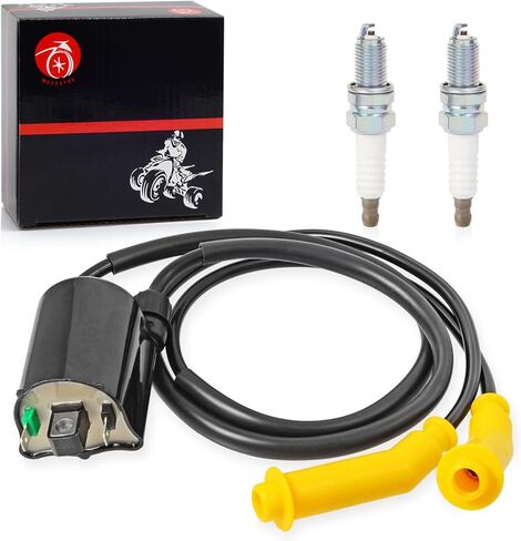 Ignition Coil Pack & Spark Plug + Cap For Honda VTX1300C VTX1300R VTX1300S VTX1300T VTX1300 Interstate Sabre 1300 VT1300 CT/CRA/CR/CX/CXA/CTA/CSA/CS in Saudi Arabia