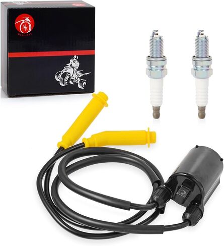 Ignition Coil Pack & Spark Plug + Cap For Honda VTX1300C VTX1300R VTX1300S VTX1300T VTX1300 Interstate Sabre 1300 VT1300 CT/CRA/CR/CX/CXA/CTA/CSA/CS in Saudi Arabia