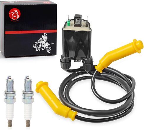 Ignition Coil Pack & Spark Plug + Cap For Honda VTX1300C VTX1300R VTX1300S VTX1300T VTX1300 Interstate Sabre 1300 VT1300 CT/CRA/CR/CX/CXA/CTA/CSA/CS in Saudi Arabia