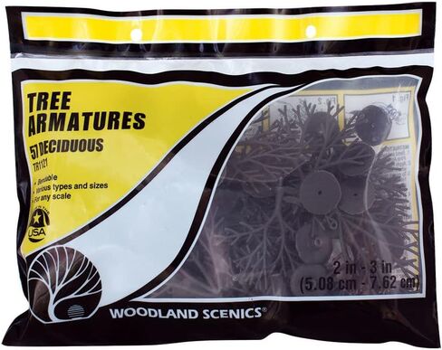 Woodland Scenics TR1121 Deciduous Tree Armatures 2"-3" in Kuwait