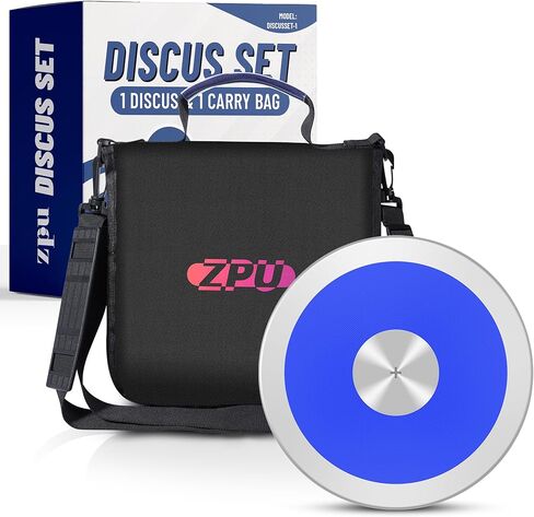ZPU 1kg Nylon Discus with Black Carry Bag, Sports Practice & Competition Discus for Track and Field, Outdoor Practice Throwing Discuses for Men Women in Saudi Arabia