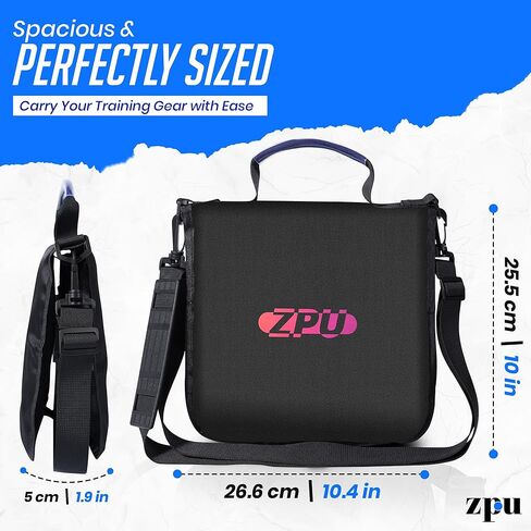 ZPU 1kg Nylon Discus with Black Carry Bag, Sports Practice & Competition Discus for Track and Field, Outdoor Practice Throwing Discuses for Men Women in Saudi Arabia
