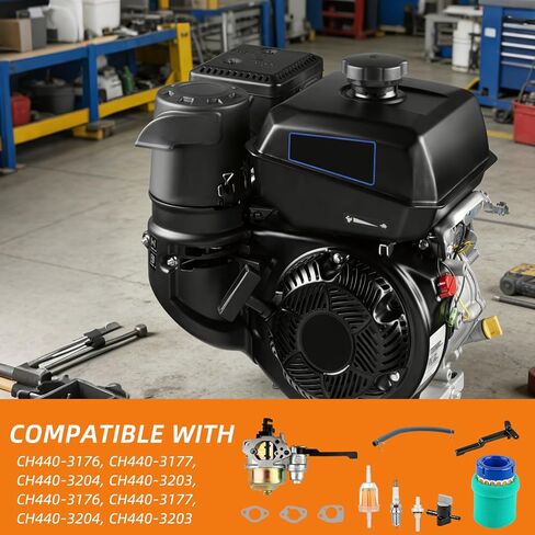 CH440 Carburetor Carb Kit Fits for Kohler CH440 Command Pro 420CC 14HP Gas Engine Replace 17 853 113-S 17 853 53-S 17 853 96-S with Air Fuel Filter in Saudi Arabia