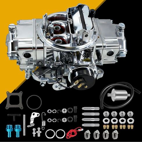 BR-67213 4150 نموذج 750 CFM 4 برميل استبدال المكربن ​​المزدوج المضخة للوقود السريع دييكاست المكربنات الميكانيكية الثانوية الكهربائية الاختناق مربع تتحمل شفة in Kuwait