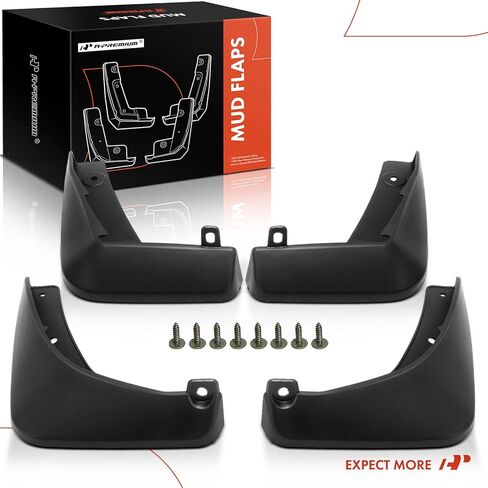 A-Premium Mud Flaps Compatible with Mazda 3 2020 2021 2022 2023 Hatchback, No Drilling Required Mud Guards with Hardware Accessories, Set of 4 Front and Rear in Kuwait