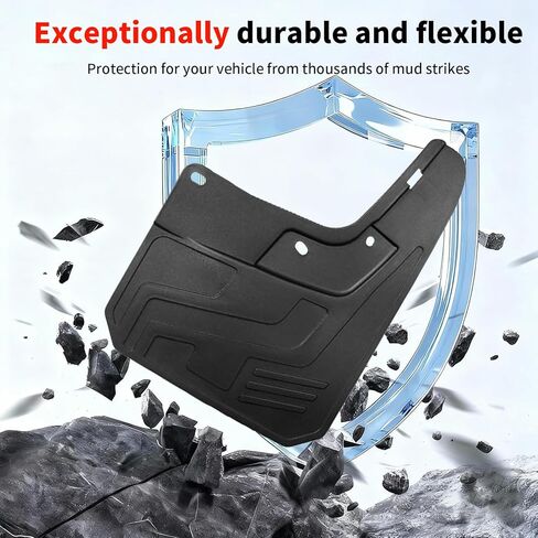 No Drill Mud Flaps Fit for 2023-2026 Chevrolet Colorado Z71 WT LT, Heavy Duty Front & Rear Splash Guards OEM Style Black Mud Guards Compatible with Chevy Colorado Accessories (Not Fit for GMC Canyon) in Saudi Arabia
