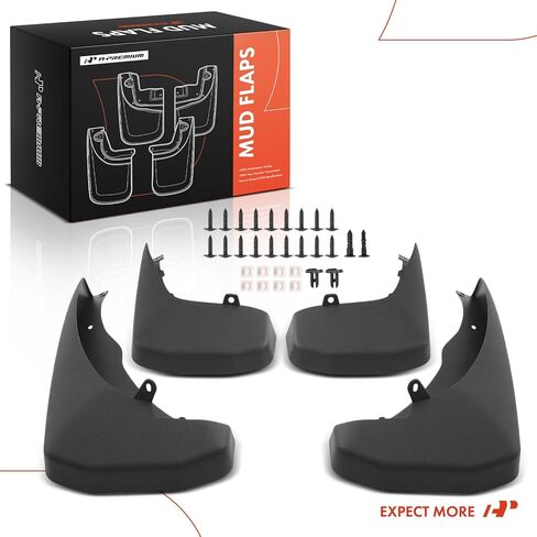 A-Premium Mud Flaps Compatible with Nissan Pathfinder 2005-2012, No Drilling Required Mud Guards with Hardware Accessories, Set of 4 Front and Rear in Kuwait