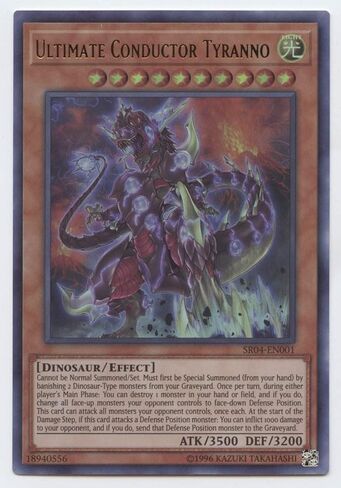 Ultimate Conductor Tyranno - SR04-EN001 - نادر جدًا - الإصدار الأول in Kuwait