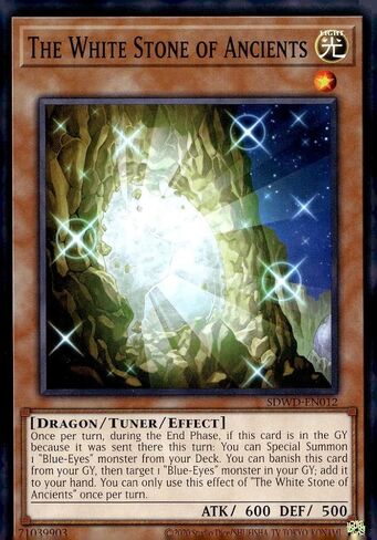 The White Stone of Ancients (Unlimited Misprint) - SDWD-EN012 - Common - Unlimited in Kuwait