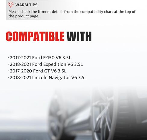 حزمة ملف الإشعال NPAUTO وقابس الإشعال مناسب لـ 3.5L V6 Turbo 2017 2018 2019 2020 2021 Ford F-150 F150 Expedition GT، Lincoln Navigator، UF826 in Kuwait