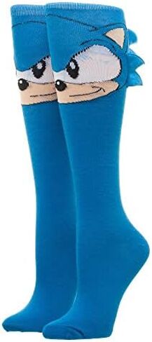 Sonic Knee High Socks Sonic the Hedgehog Socks Sonic Accessories - Sonic the Hedgehog Apparel Sonic Socks in Saudi Arabia