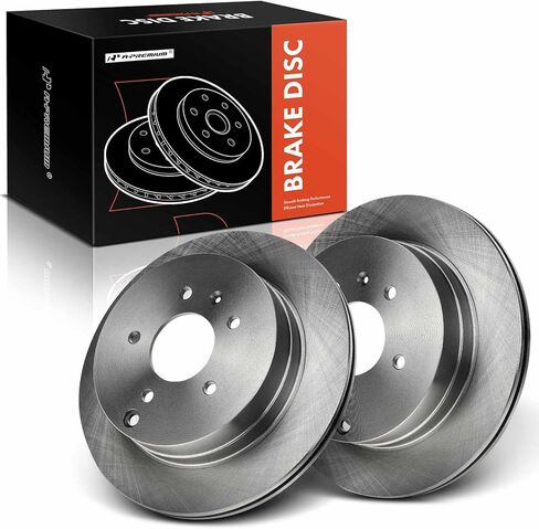 A-Premium 13.58 inch (345mm) Rear Vented Disc Brake Rotors Compatible with Select Chevy, Pontiac, Saturn and Suzuki Models - Equinox 07-09, Captiva Sport 12-15, Torrent 07-09, Vue 08-10, XL-7 07-09 in Kuwait