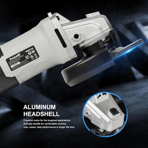 Angle Grinder, 4.0-Amp 4-1/2 Inch Corded Angle Grinder, 12000RPM with Grinding and Cutting Wheels, Flap Disc and Auxiliary Handle for Cutting, Grinding, Polishing and Rust Removal in Saudi Arabia