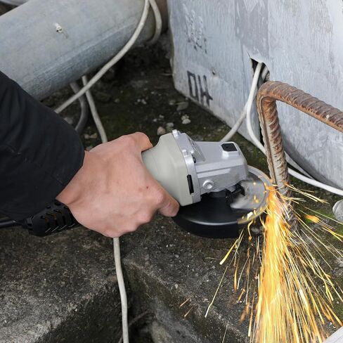 Angle Grinder, 4.0-Amp 4-1/2 Inch Corded Angle Grinder, 12000RPM with Grinding and Cutting Wheels, Flap Disc and Auxiliary Handle for Cutting, Grinding, Polishing and Rust Removal in Saudi Arabia