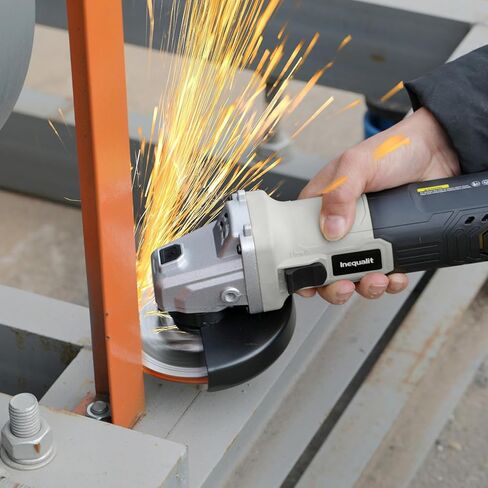 Angle Grinder, 4.0-Amp 4-1/2 Inch Corded Angle Grinder, 12000RPM with Grinding and Cutting Wheels, Flap Disc and Auxiliary Handle for Cutting, Grinding, Polishing and Rust Removal in Saudi Arabia