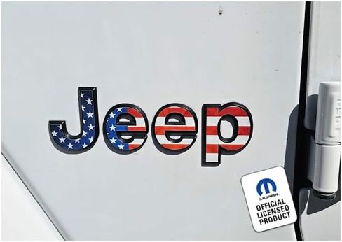 Fender Jeep Fender Flat Overlay Decal Graphic fits Jeep Wrangler JL/JT (2018-2026) (Set of 2) USA Flag - FFLAG | FK1P4 in Saudi Arabia
